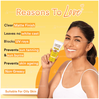 Lacto Calamine Kaolin Clay With Lemon Extracts Spf 50 Pa+++ Sunscreen 50gm