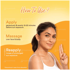 Lacto Calamine Kaolin Clay With Lemon Extracts Spf 50 Pa+++ Sunscreen 50gm