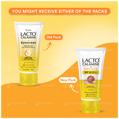 Lacto Calamine Kaolin Clay With Lemon Extracts Spf 50 Pa+++ Sunscreen 50gm