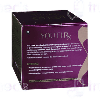 Lotus Herbals Youthrx Anti Ageing Nourishing Night Cream 50Gm