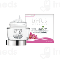 Lotus Herbals White Glow Skin Whitening And Brightening Massage Creme 60 GM