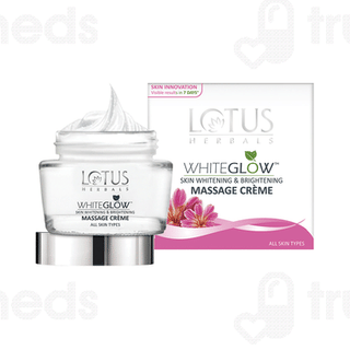 Lotus Herbals White Glow Skin Whitening And Brightening Massage Creme 60 GM