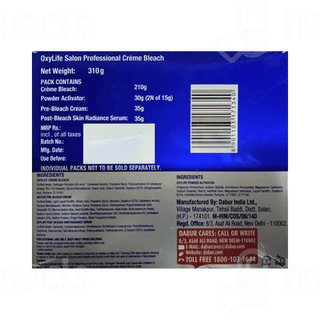 Dabur Oxylife Salon Professional Creme Bleach 310 GM