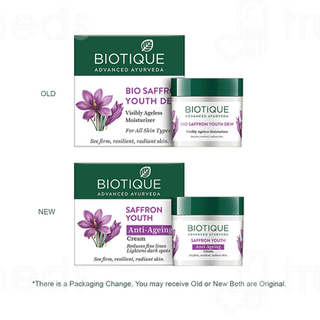Biotique Saffron Youth Anti Ageing Cream 50 GM