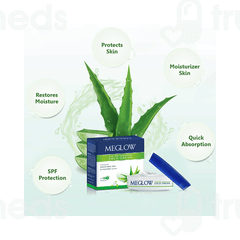 Meglow Aloe Vera Moisturizing Spf 15 Cold Cream 125gm
