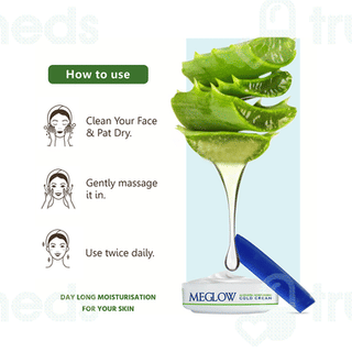 Meglow Aloe Vera Moisturizing Spf 15 Cold Cream 125gm