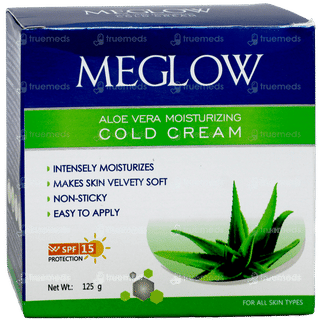 Meglow Aloe Vera Moisturizing Spf 15 Cold Cream 125Gm