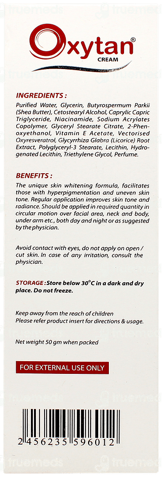 Oxytan Skin Brightening & Lightening Cream 50gm