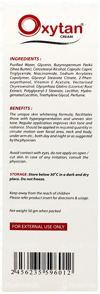Oxytan Skin Brightening & Lightening Cream 50gm