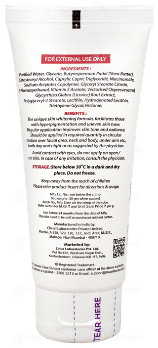 Oxytan Skin Brightening & Lightening Cream 50gm