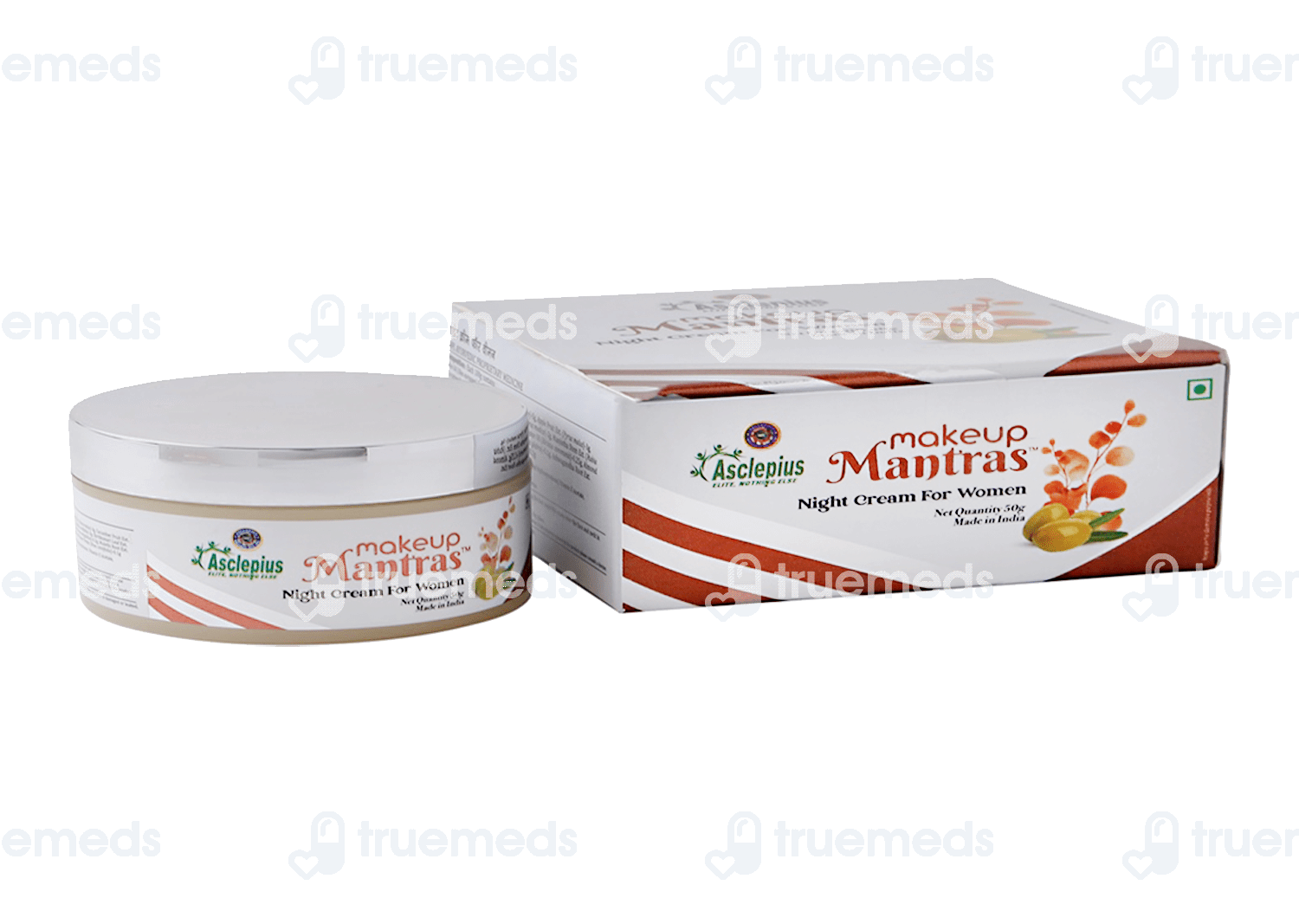 Asclepius Makeup Mantras Night Cream For Womens 50 Gm Uses, Side