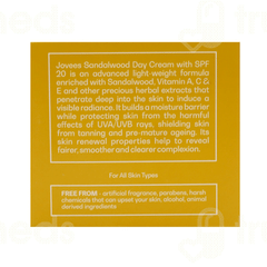 Jovees Sandalwood Protection Day Spf 16 Cream 50 GM