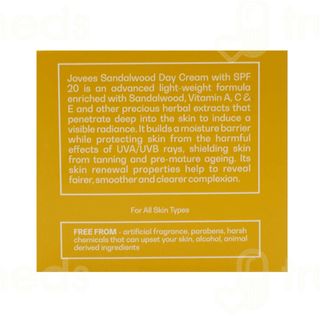 Jovees Sandalwood Protection Day Spf 16 Cream 50 GM
