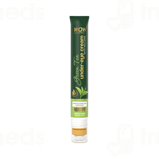 Wow Skin Science Green Tea Under Eye Cream With Rollers 20ml