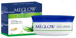 Meglow Aloe Vera Moisturising Cold Cream 50gm