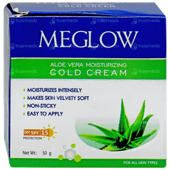 Meglow Aloe Vera Moisturising Cold Cream 50Gm