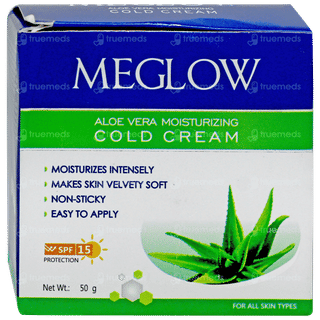 Meglow Aloe Vera Moisturising Cold Cream 50Gm
