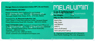 Melalumin Spf 15 Lip Lightener 10gm