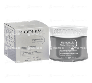 Bioderma Pigmentbio Night Renewer Brightening Overnight For Dark Spots Cream 50 GM