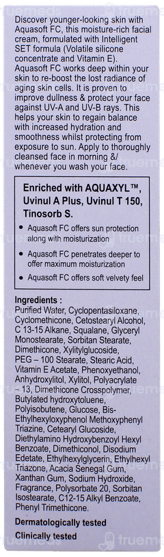 Aquasoft Fc Advanced Facial Cream 60gm Aquasoft Fc Advanced Facial Cream 60gm