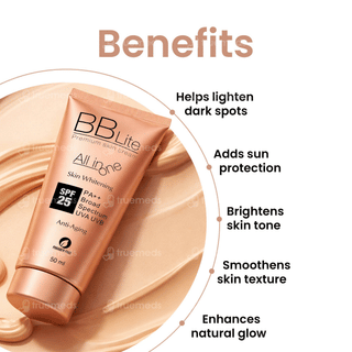 Bb Lite All In One Spf 25 Pa++ Skin Whitening Cream 50Ml