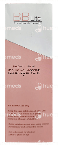 Bb Lite All In One Spf 25 Pa++ Skin Whitening Cream 50ml