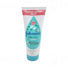Johnsons Milk + Rice Baby Cream 200gm