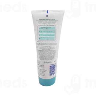 Johnsons Milk + Rice Baby Cream 200gm