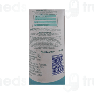 Johnsons Milk + Rice Baby Cream 200gm
