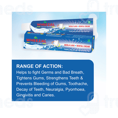 Wheezal Hekla Lava Dental Cream 100gm