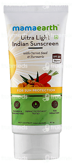 Mamaearth Ultra Light Spf 50 Pa+++ Indian Sunscreen Lotion 80gm