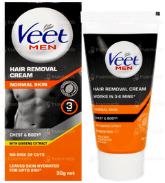 Veet Men Normal Skin Hair Removal Cream 30Gm Veet Men Normal Skin Hair Removal Cream 30Gm