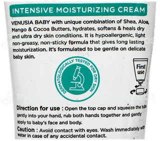 Venusia Baby Intensive Moisturizing Cream 75Gm