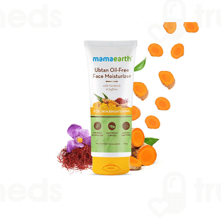 Mamaearth Ubtan Oil Free Face Moisturizer For Skin Brightening 80gm