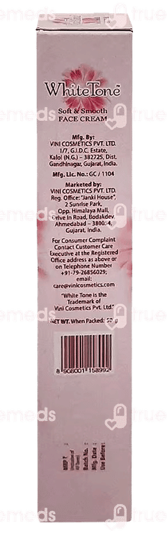 White Tone Soft & Smooth Face Cream 50gm White Tone Soft & Smooth Face Cream 50gm