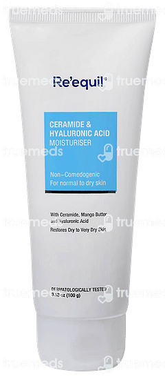 Re'equil Ceramide And Hyaluronic Acid Moisturiser 100 GM