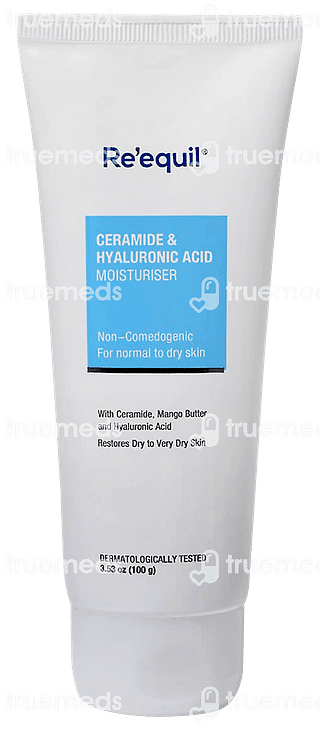 Re'equil Ceramide And Hyaluronic Acid Moisturiser 100 GM