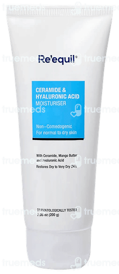 Re'equil Ceramide And Hyaluronic Acid Moisturiser 200 Gm