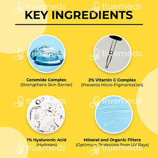 Dr Sheths Ceramide & Vitamin C Spf 50+ Pa+++ Sunscreen 50gm