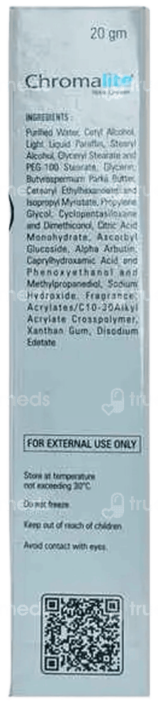 Chromalite Depigmenting & Skin Lightening Night Cream 20Gm