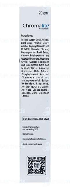 Chromalite Depigmenting & Skin Lightening Night Cream 20gm