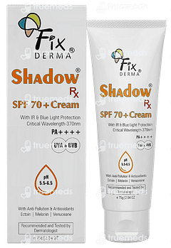 Fixderma Shadow Spf 70+ For Dry Skin Cream 75 GM Fixderma Shadow Spf 70+ For Dry Skin Cream 75 GM