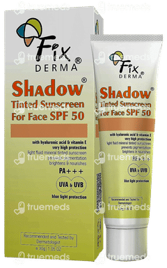 Fix Derma Shadow Spf 50 Pa+++ Tinted Sunscreen 30gm