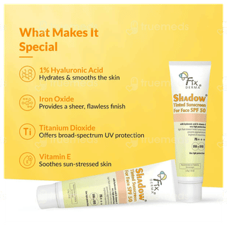 Fixderma Shadow Spf 50 Pa+++ Tinted Sunscreen 30Gm
