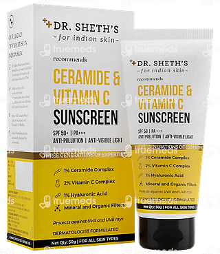 Dr. Sheth's Ceramide & Vitamin C Sunscreen 50 GM