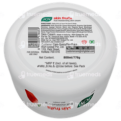 Joy Skin Fruits Moisturizing Skin Cream 800ml