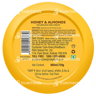 Joy Honey And Almonds Nourishing Skin Cream 800 ML