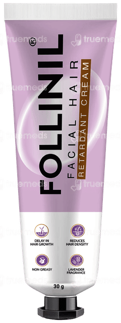 Follinil Facial Hair Retardant Cream 30gm Follinil Facial Hair Retardant Cream 30gm