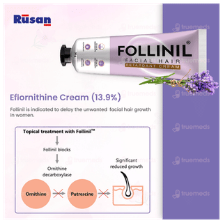 Follinil Facial Hair Retardant Cream 30gm