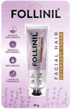 Follinil Facial Hair Retardant Cream 30gm